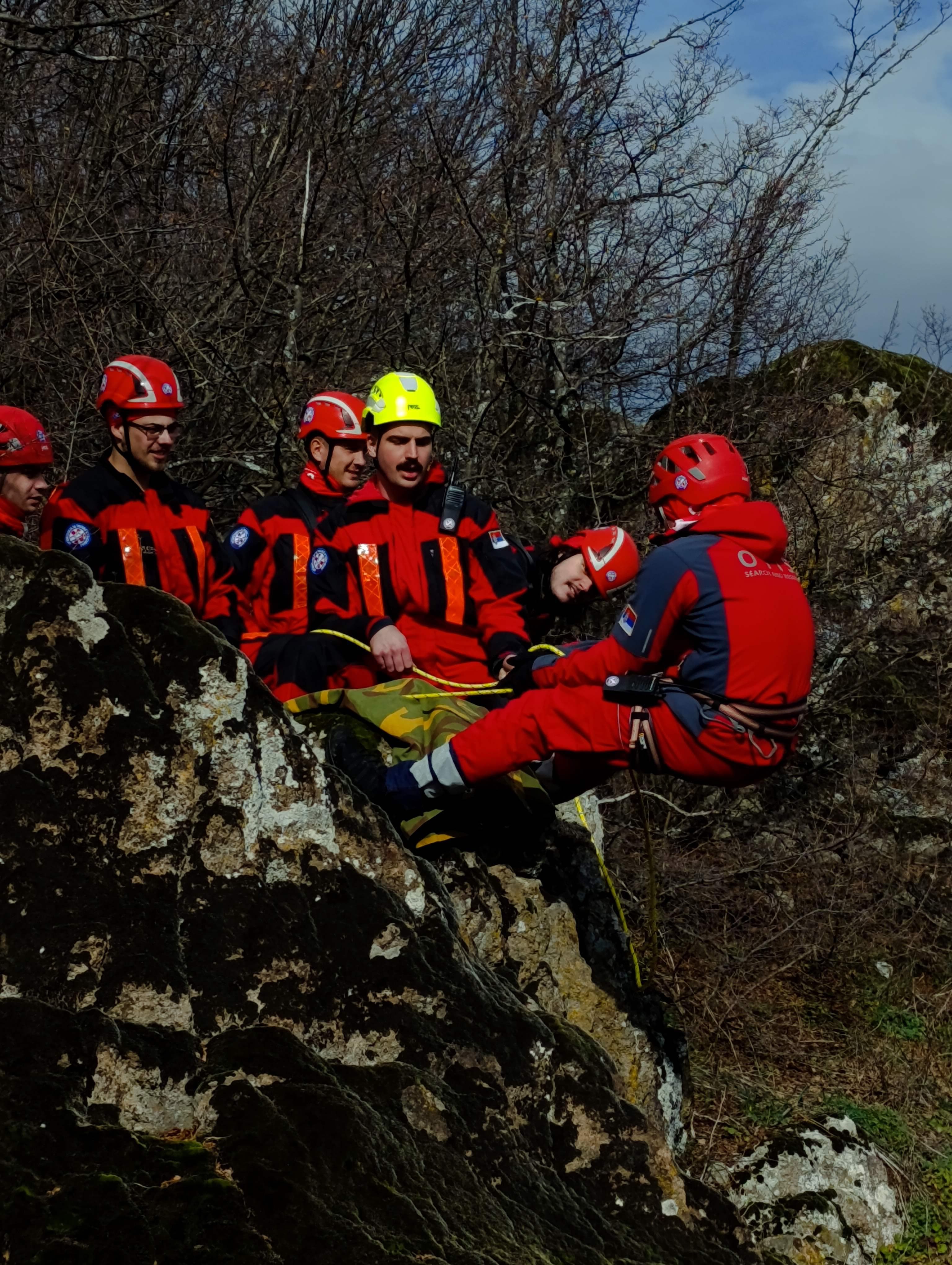 Treninh tehničkog spasavanja Borački krš