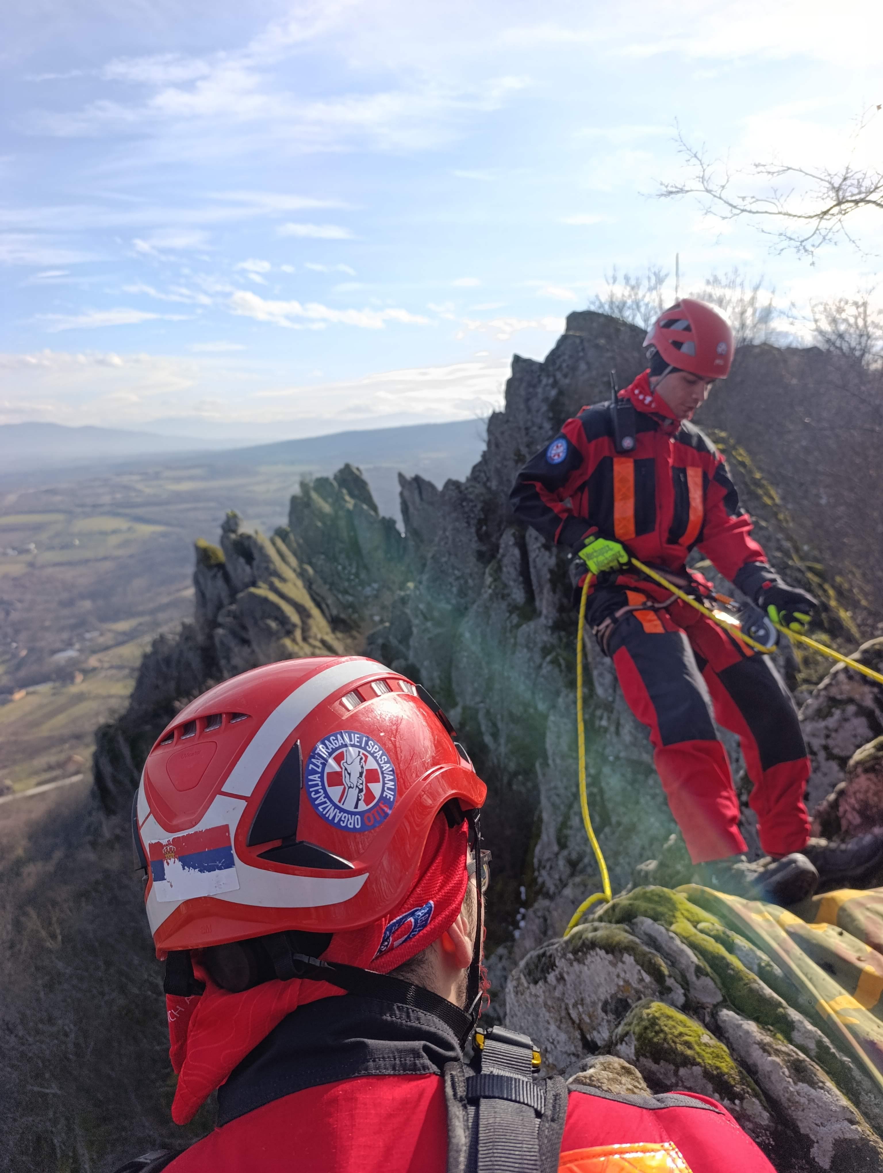 Treninh tehničkog spasavanja Borački krš
